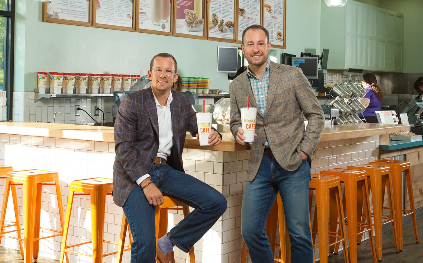 Multi-unit franchise owners Glen Johnson and Nick Crouch