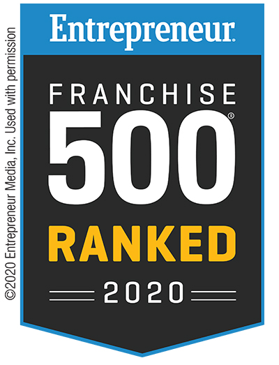 Entrepreneur Franchise 500 Ranked 2020 logo