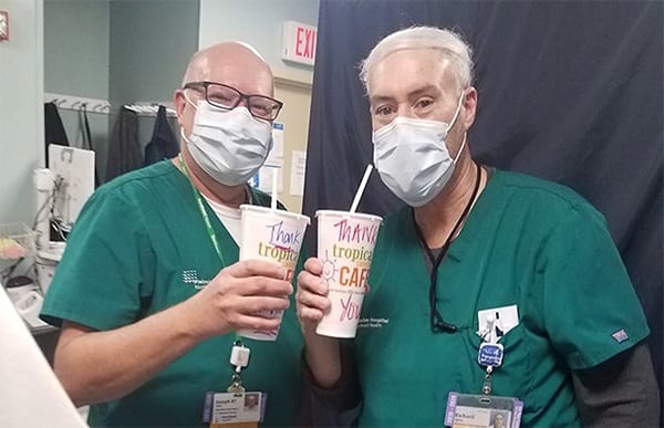 Tropical Smoothie Cafe giving back to Healthcare workers