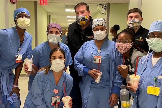 Tropical Smoothie Cafe giving back to Healthcare workers