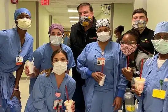Tropical Smoothie Cafe giving back to Healthcare workers