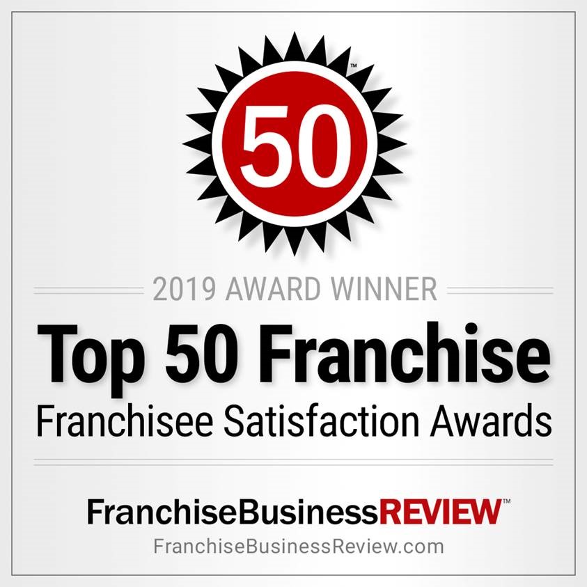 2019 Award Winner - Top 50 Franchise | Franchisee Satisfaction Awards | FranchiseBusinessReview