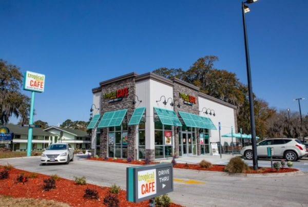 tropical smoothie cafe exterior building