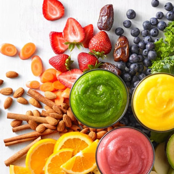 Fresh food and smoothies