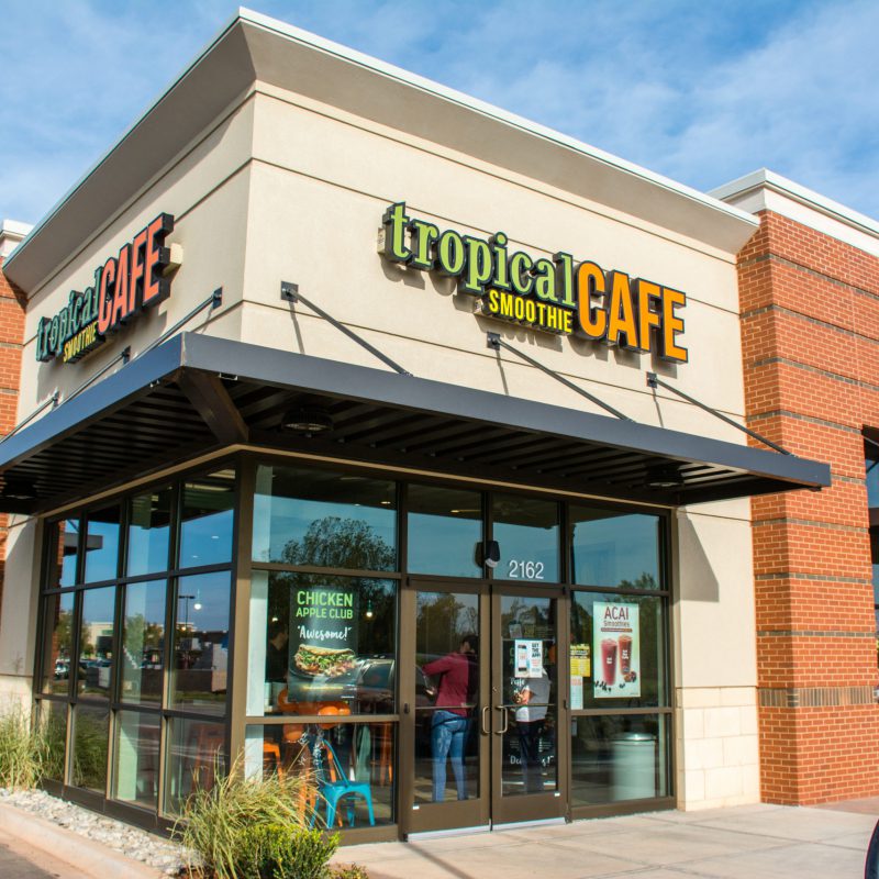 Exterior of a Tropical Smoothie Cafe