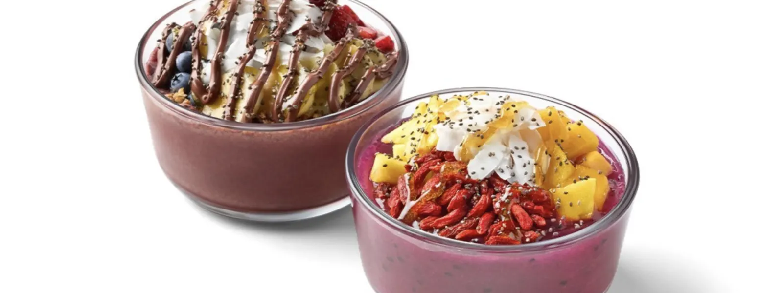 tropical smoothie cafe and nutella smoothie bowls