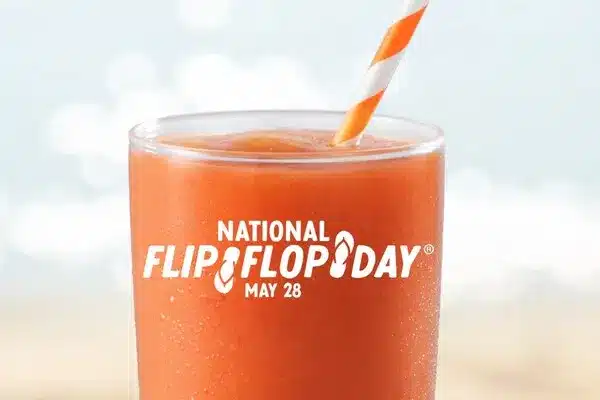 Sunrise Sunset smoothie from Tropical Smoothie Cafe
