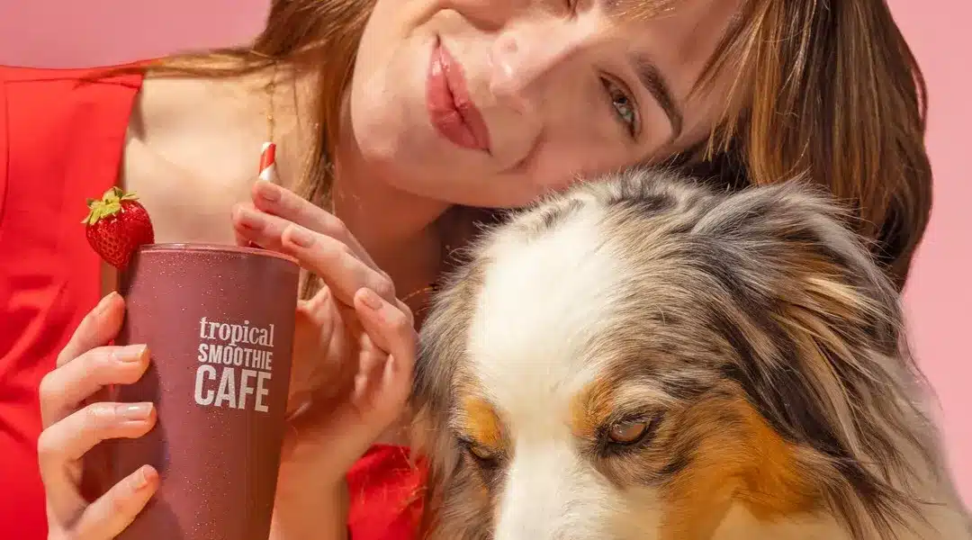 Tropical Smoothie Cafe Valentine’s Day pup treats
