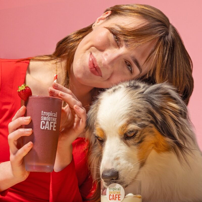 Tropical Smoothie Cafe Valentine’s Day pup treats