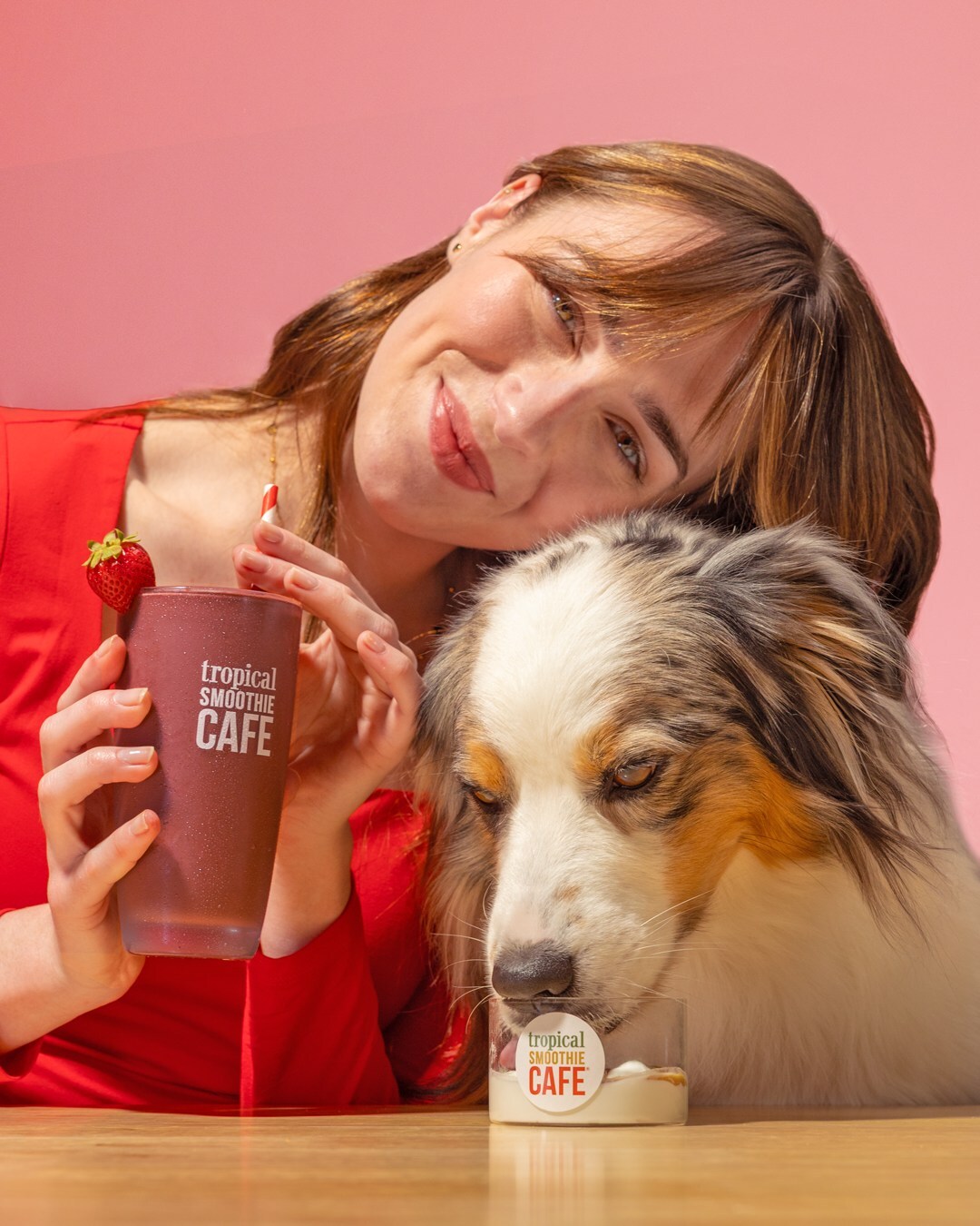 Tropical Smoothie Cafe Valentine’s Day pup treats